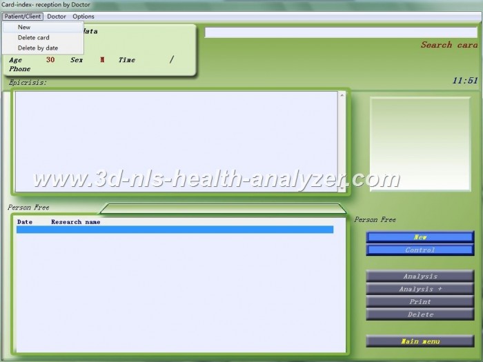 3d nls health analyzer manual pdf